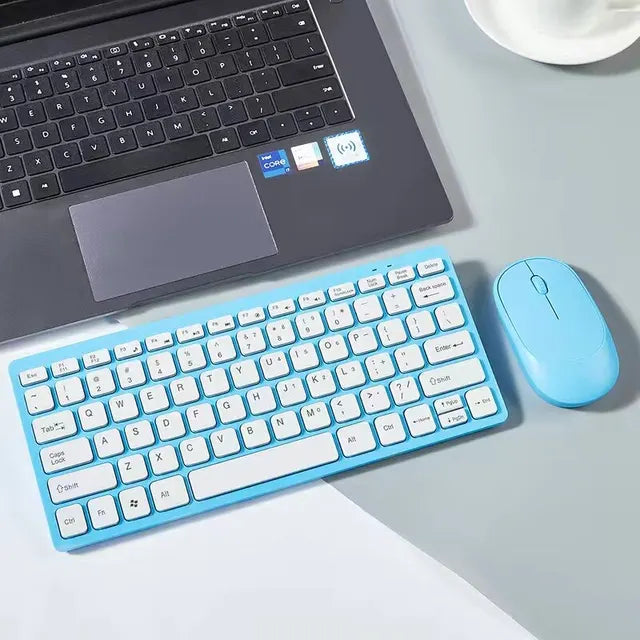 Portable Mini Wireless Keyboard Mouse Combo Set (2.4G)