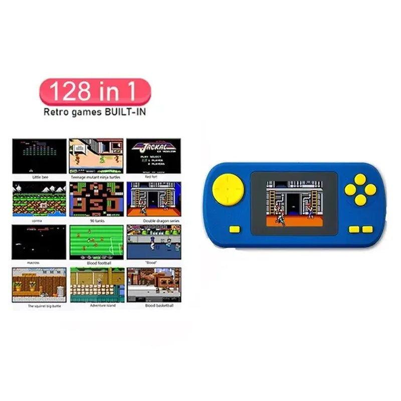 128 8Bit Games Mini Handheld Game Player Portable