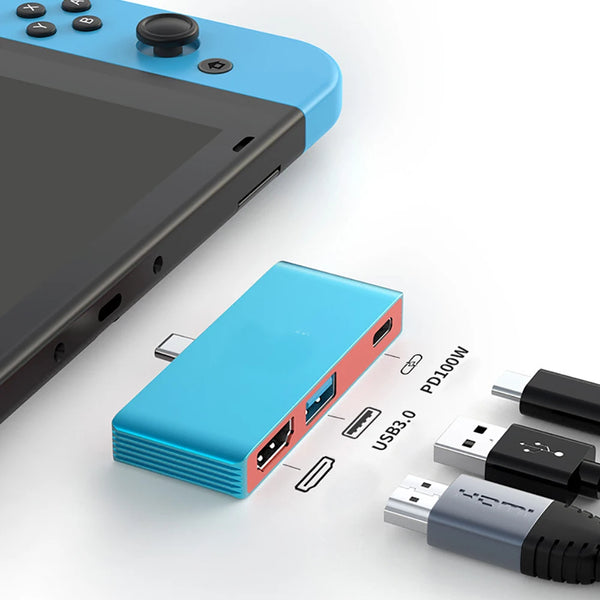 Portable Type-C to HDMI Docking Station for Nintendo Switch