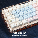 139 Keys Custom Toffee Rabbit Keycaps MOA Profile