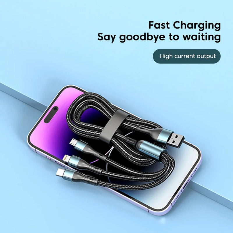 3in1 USB C Cable for Iphone/Android