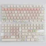 139 Keys Custom Toffee Rabbit Keycaps MOA Profile