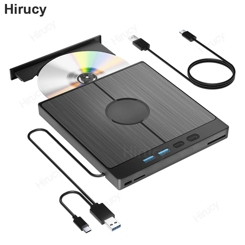 External CD DVD RW Optical Drive - USB 3.0 Type C