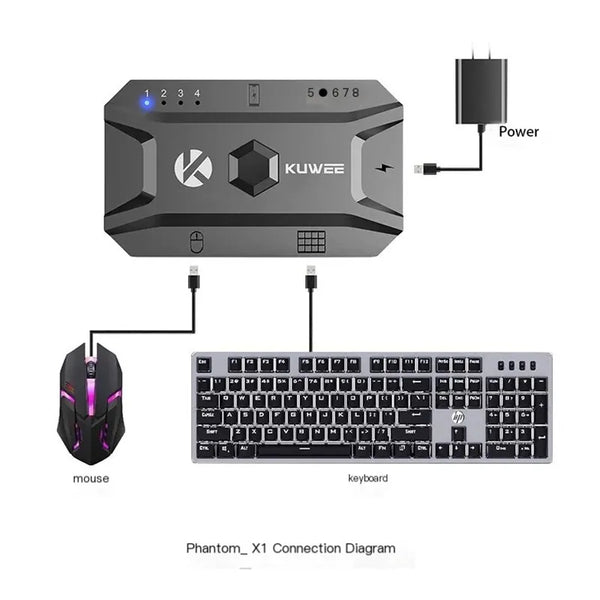 Keyboard and Mouse Bluetooth Adapter 