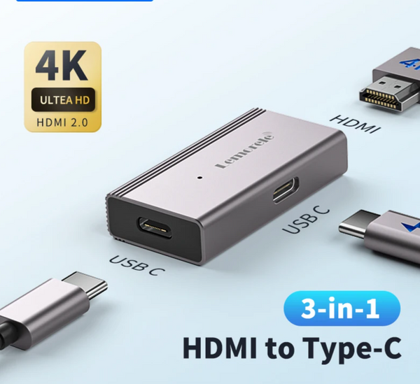 HDMI to Type-C Adapter - 4k 60Hz AR Glasses Converter
