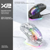 X2 Pro Magnetic Charging Bluetooth Mouse - RGB Lights