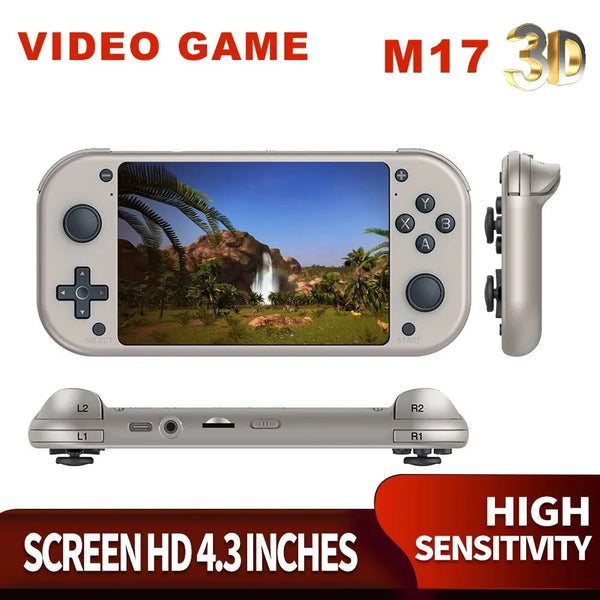 Retro Handheld Video Game Console with 4.3-Inch IPS Screen