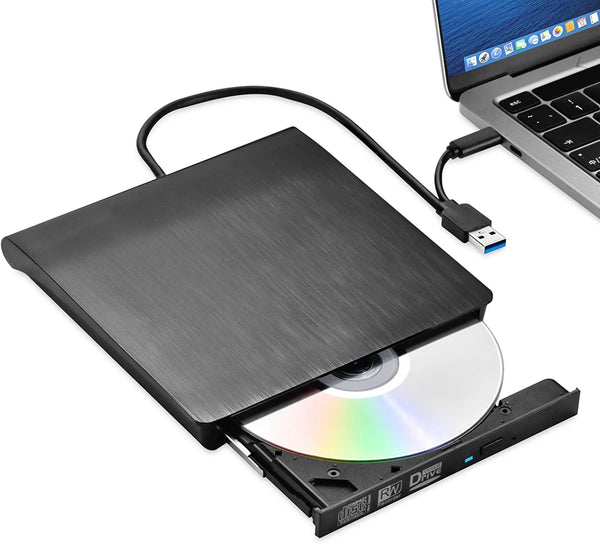 External DVD RW CD Writer Drive - Optical Burner Player