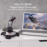 Flight Joystick USB Simulator Stick for PC