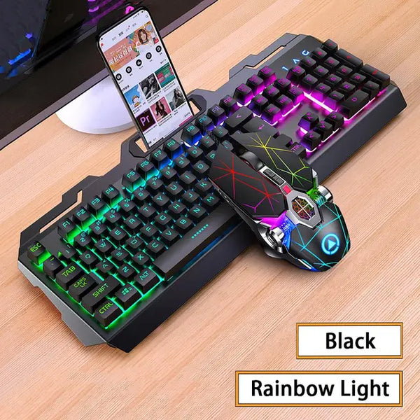 Gaming Keyboard and Mouse Combos - Backlit RGB LED Wired