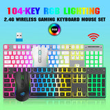 L96 Wireless RGB Backlit Keyboard Mouse Combo