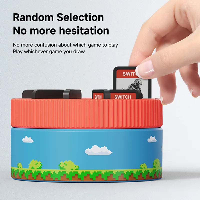 Rotating Game Card Case for Nintendo Switch