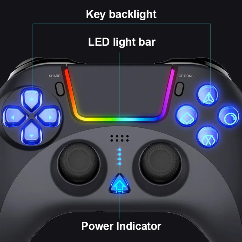 Bluetooth Gamepad Gaming Controller Touchpad Wireless Joystick