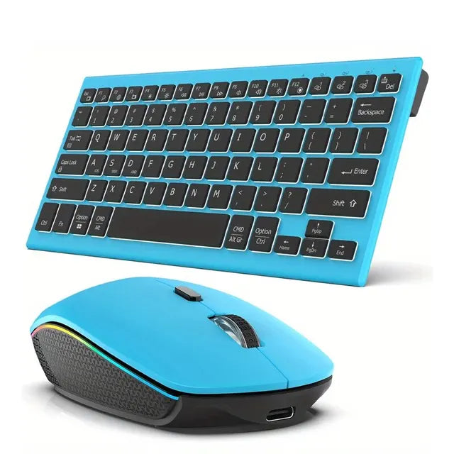 Colors Backlit Wireless Keyboard Mouse Combo 2.4G