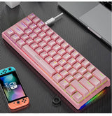 K620 Mini Gaming Mechanical Keyboard - 61 Keys RGB Hotswap