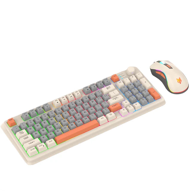K82 Wired Gaming Keyboard Luminous RGB Light