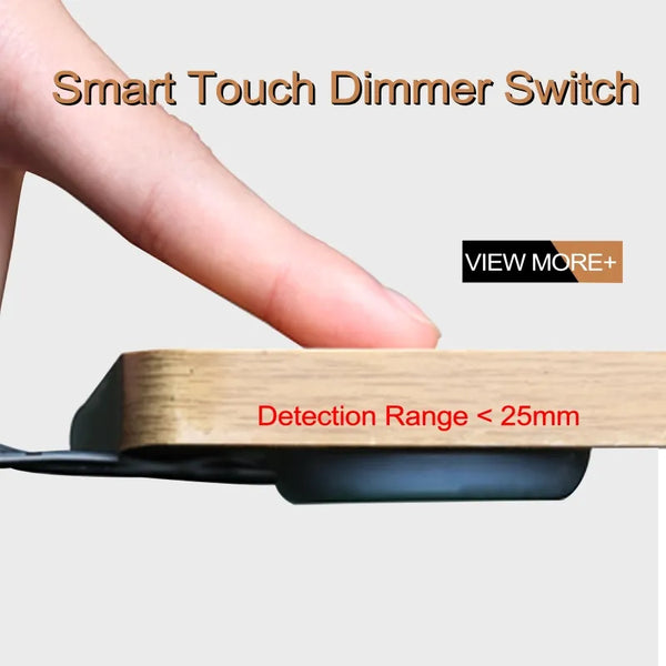 Wood Panel Sensor Switch - LED Touch Control