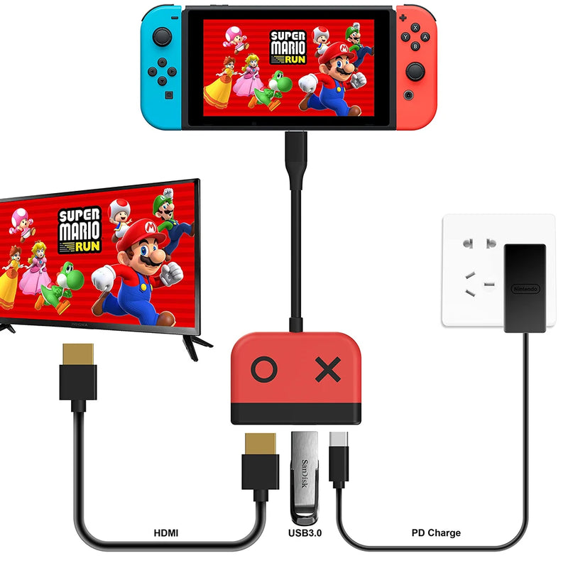 Portable TV Dock for Nintendo Switch OLED