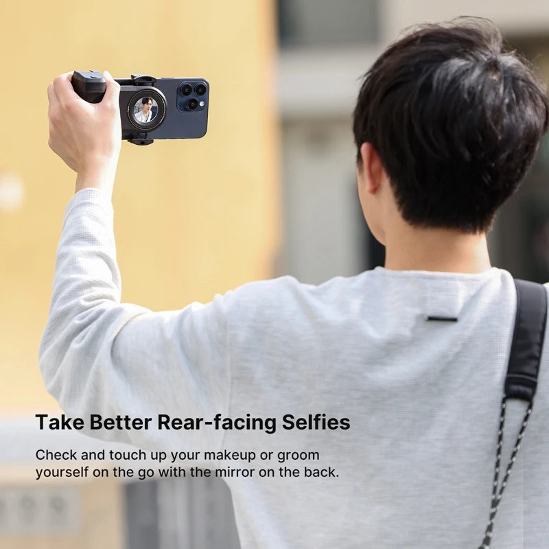 MagSafe Smartphone Camera Shutter Grip with Bluetooth Selfie Handle