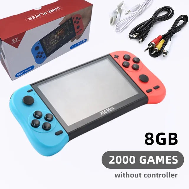 Handheld Console with 5.1-Inch Screen and TV Output Support