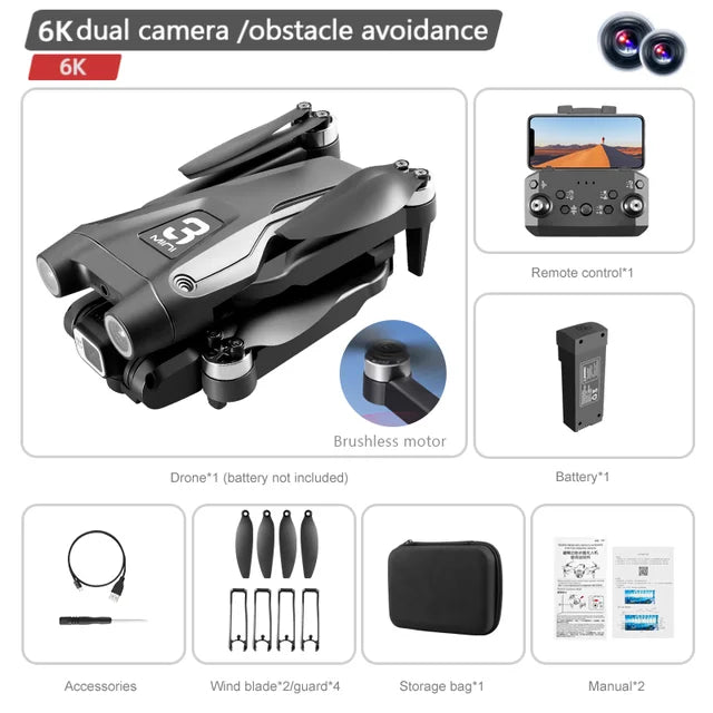 8K HD Camera Drone with GPS