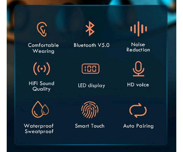 Bluetooth 5.0 Earphones