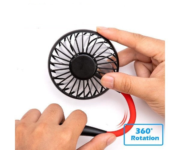 Mini USB Fan Neckband Air Cooler